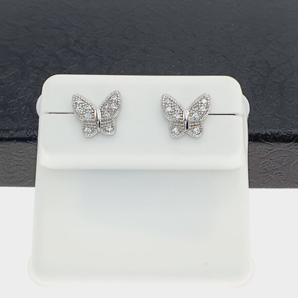 "925 sterling silver luxury CZ earrings for women/girls, Best for gift,RJUS2208 - Picture 8 of 11